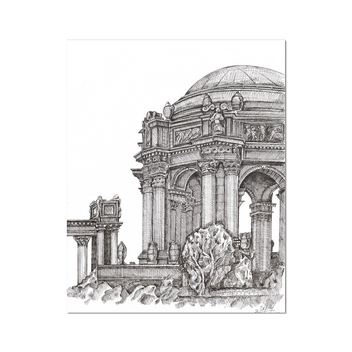 Palace of Fine Arts Fine Art Print