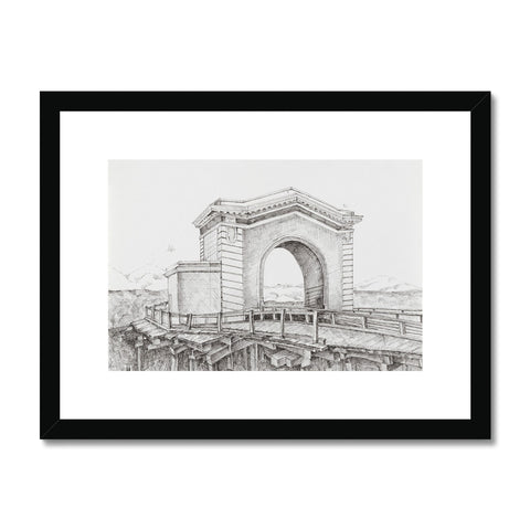 The Pier 43 Ferry Arch Framed & Mounted Print