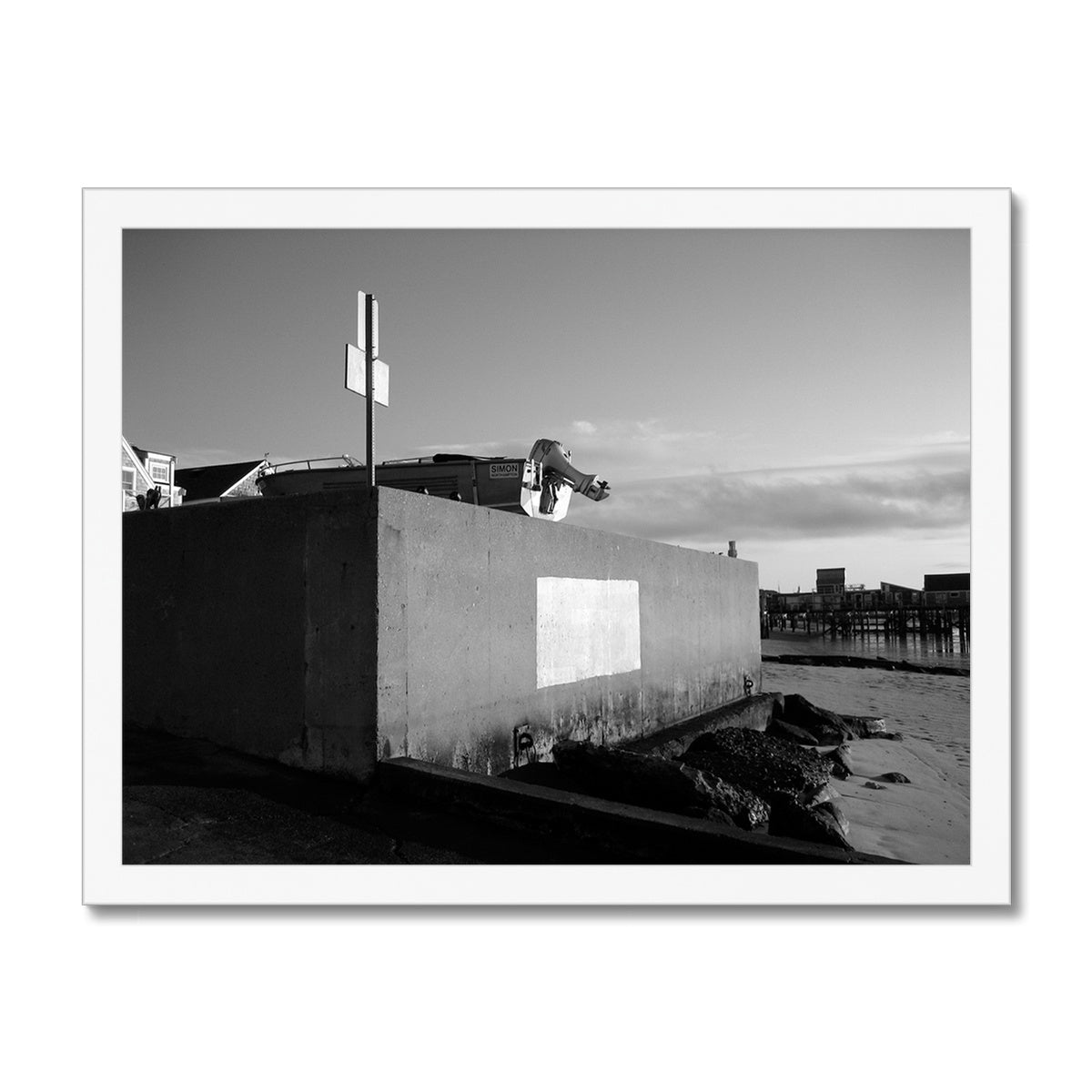 Provincetown Dock Framed Print