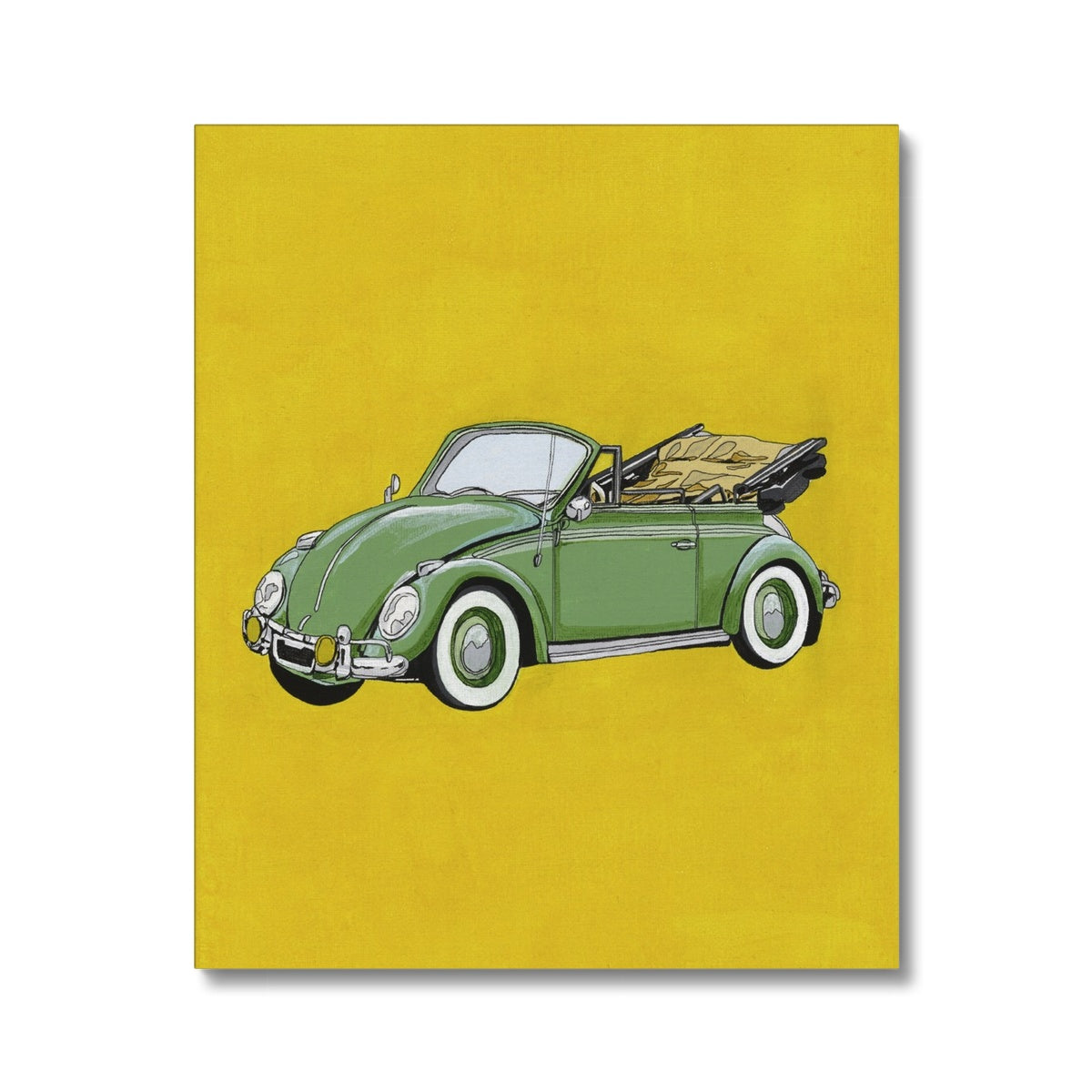 Green Beetle Canvas