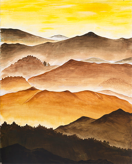 sunrise 2 (original) - Acrylic