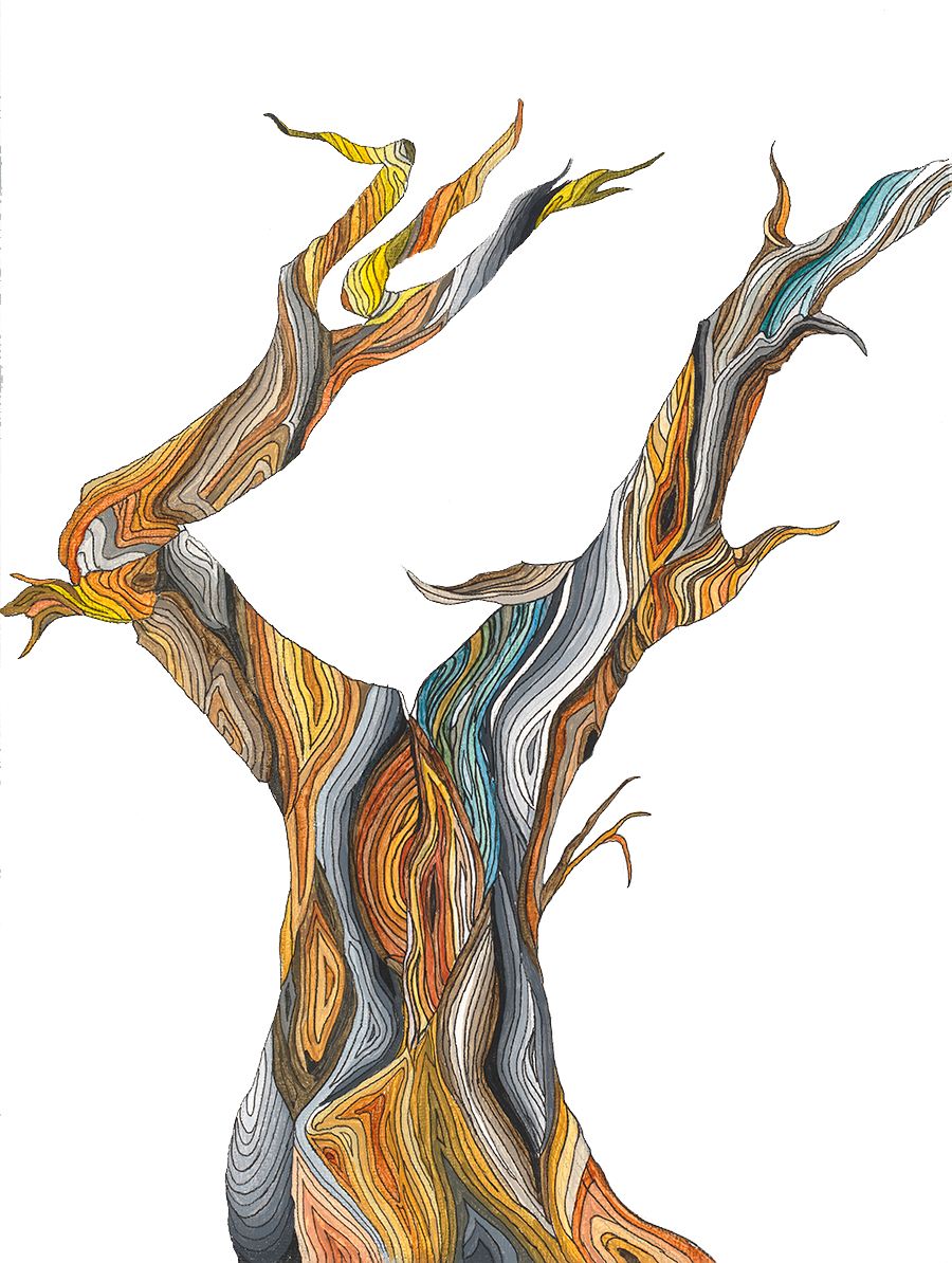 Old Tree 2 original (acrylic)