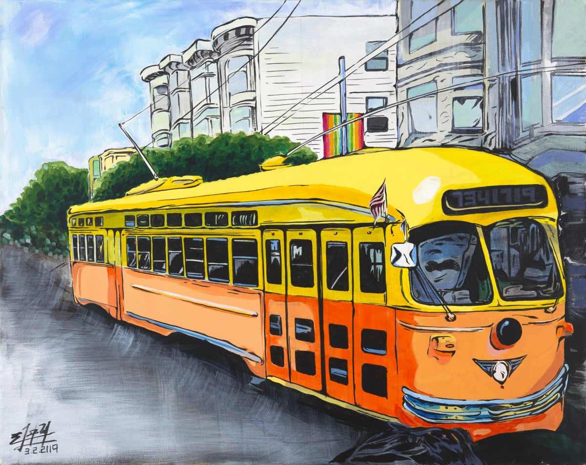 Rainbow Flag Trolley