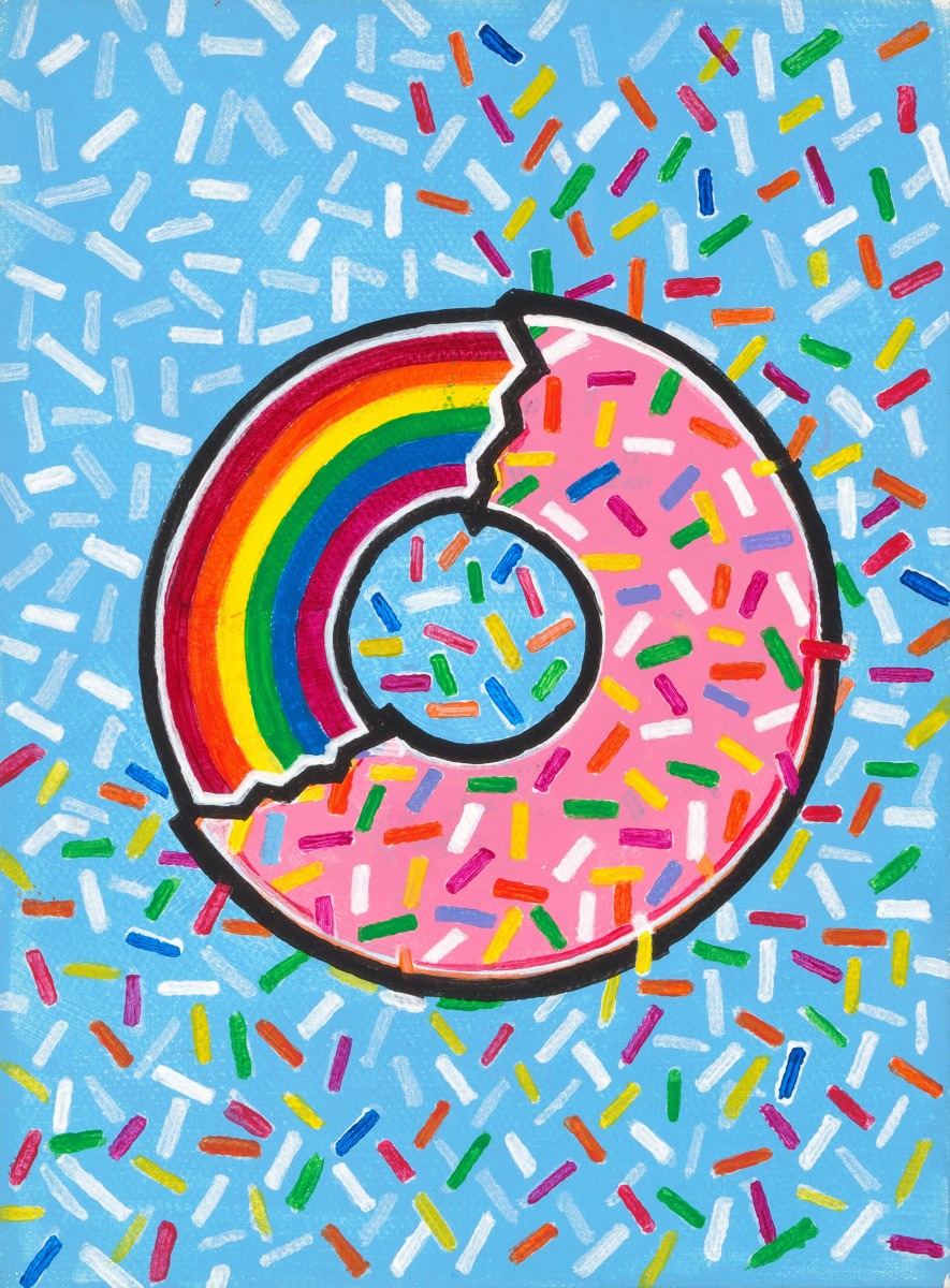 Rainbow Donut