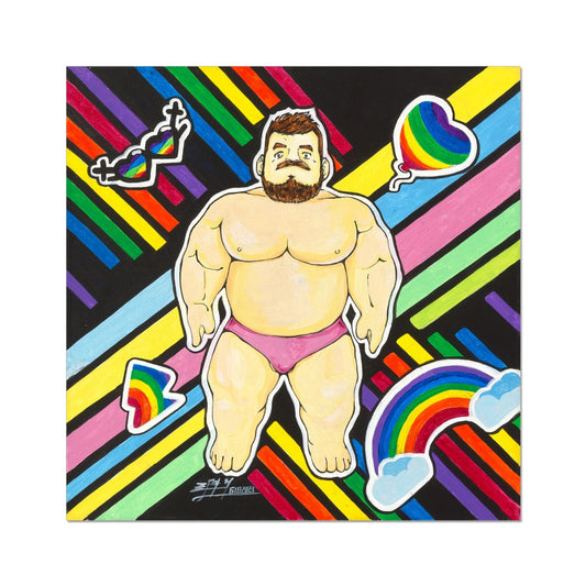 Rainbow Bear Fine Art Print