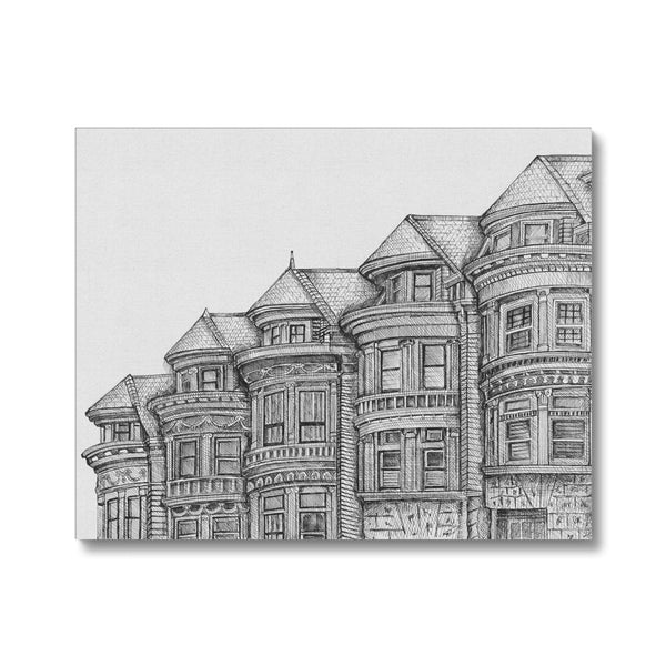 Haight Ashbury Painted Ladies Canvas