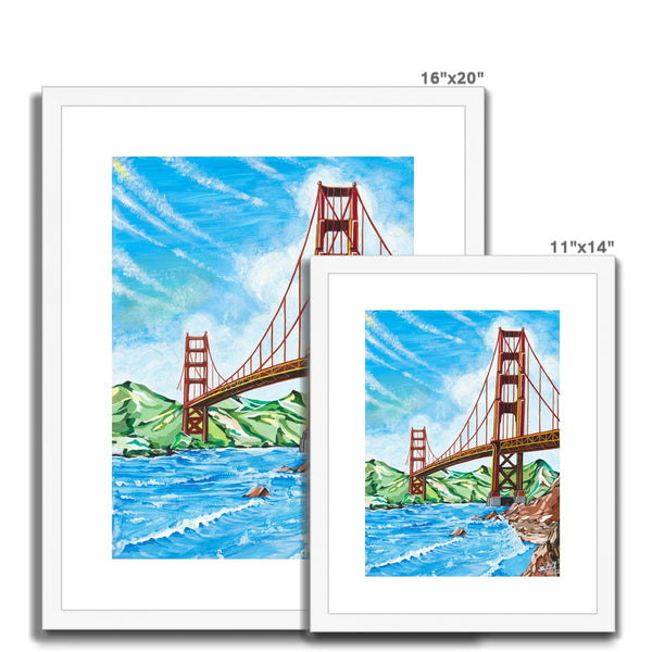 Golden Gate Bridge Framed & Mounted Print