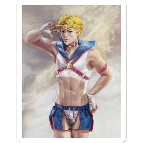 Gender Bending Sailor Moon Sticker