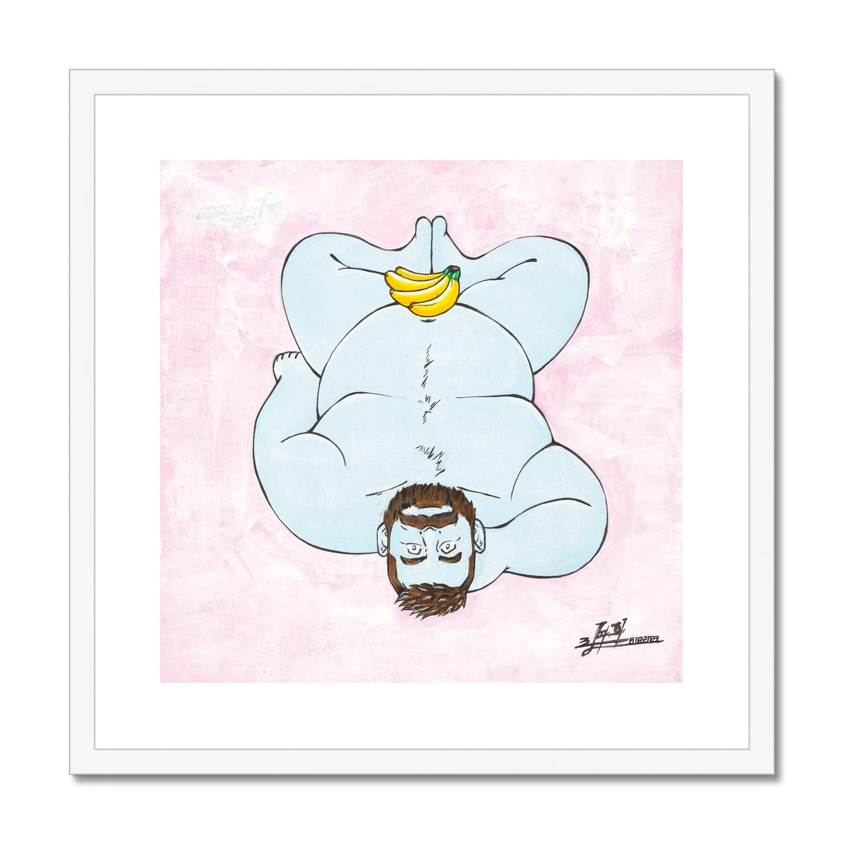 Banana Bear Framed & Mounted Print