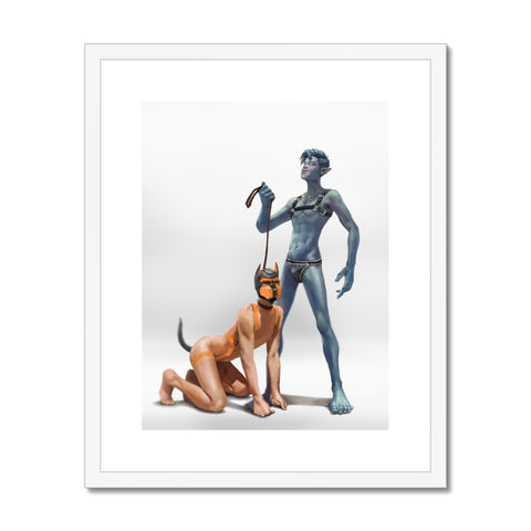 Time for a Walk Framed & Mounted Print