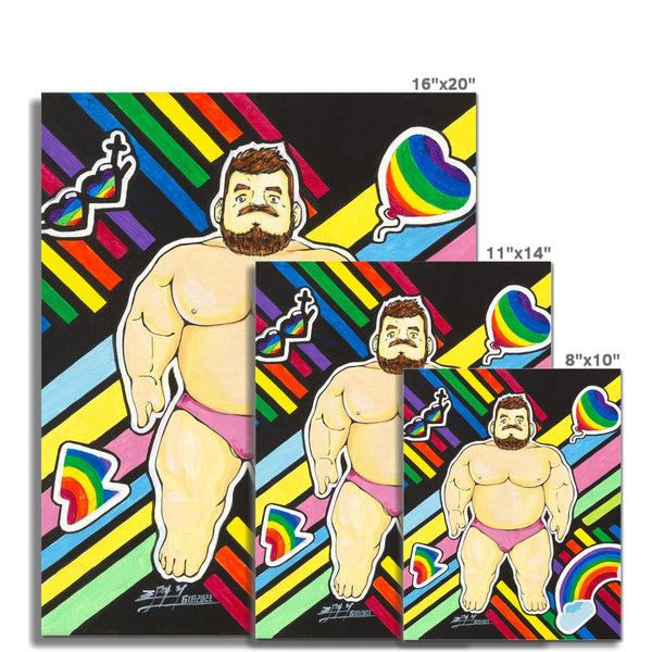 Rainbow Bear Fine Art Print