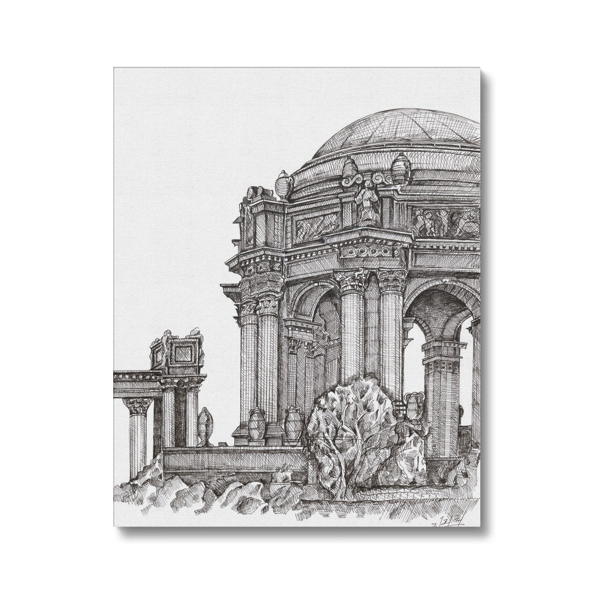 Palace of Fine Arts Canvas