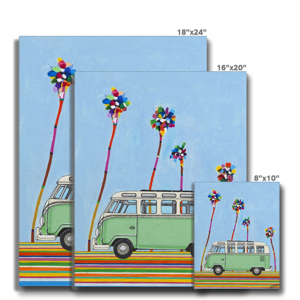 VW Bus Canvas