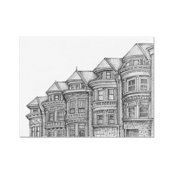 Haight Ashbury Painted Ladies Fine Art Print