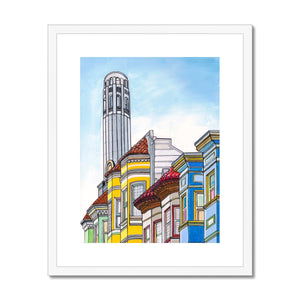 Coit Tower Framed & Mounted Print