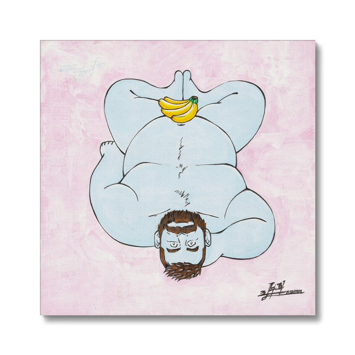 Banana Bear Canvas