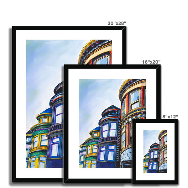 The Great Victorian Houses Framed & Mounted Print