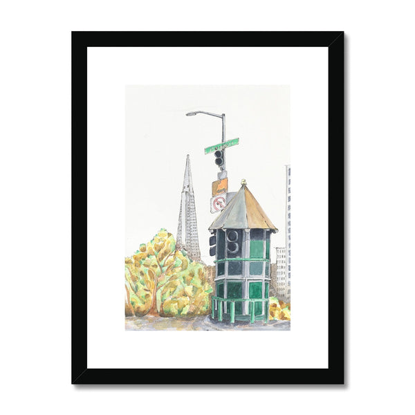 The Cable Car Light in SF Framed & Mounted Print