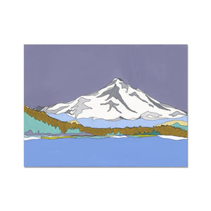 Mt. Hood with lake Fine Art Print