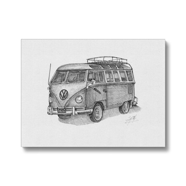 VW 21-Window Bus Canvas