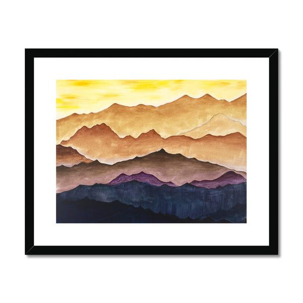 Sunset Framed & Mounted Print