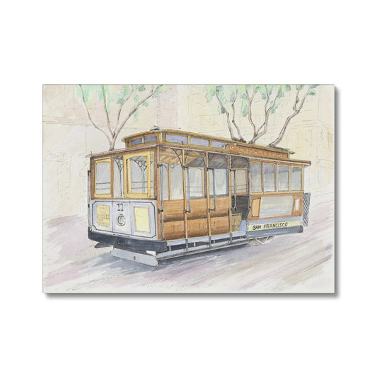 A cable car Canvas