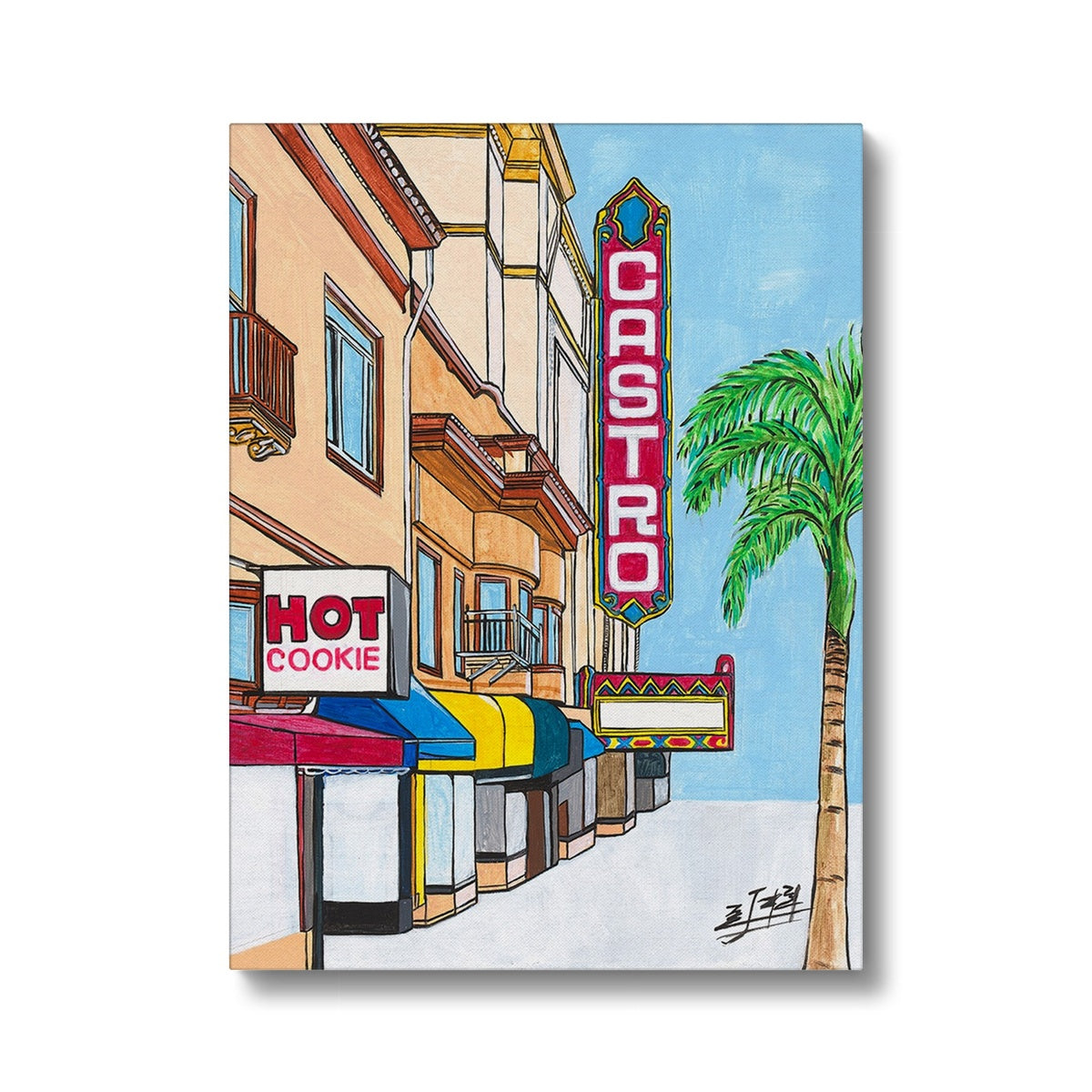 Hot Cookie in the Castro Canvas