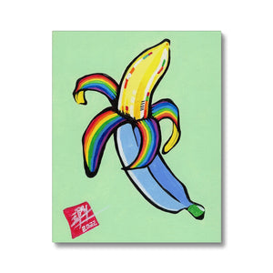 Rainbow Banana Canvas