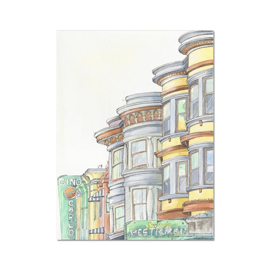 The Italian Houses Fine Art Print