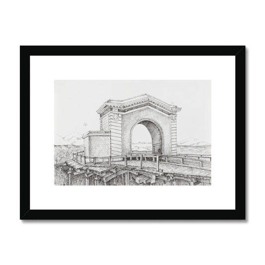 The Pier 43 Ferry Arch Framed & Mounted Print