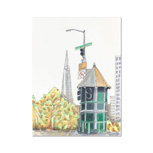 The Cable Car Light in SF Fine Art Print