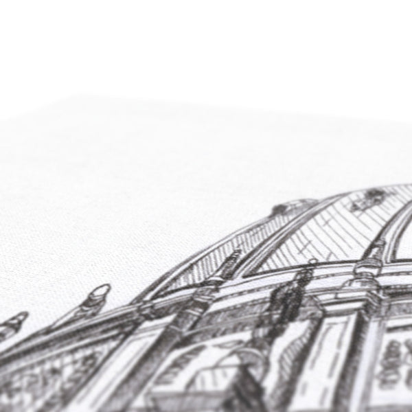 SF city hall Pen drawing  Canvas