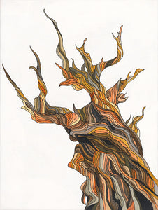 old tree (original) - Acrylic