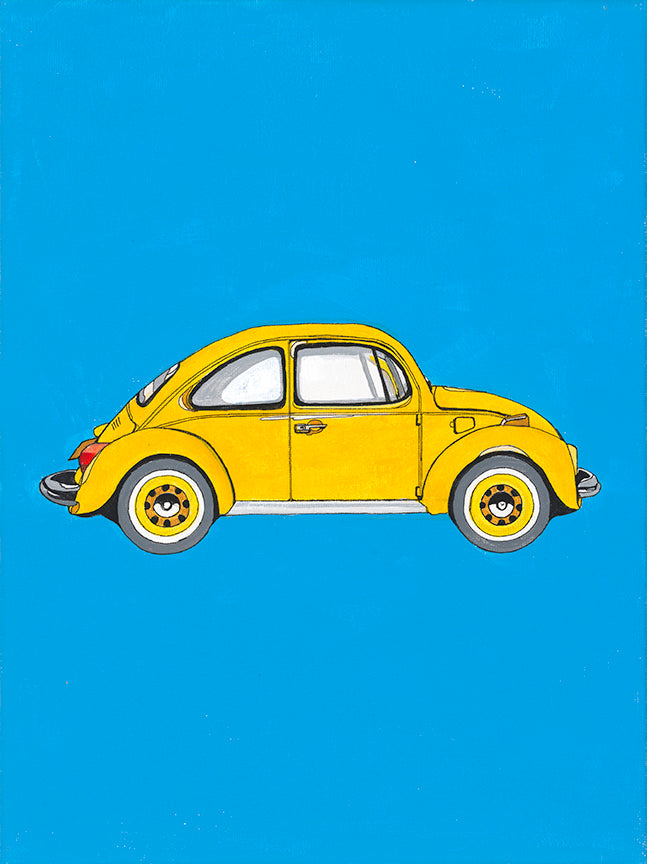 Yellow Beetle (original) - Acrylic