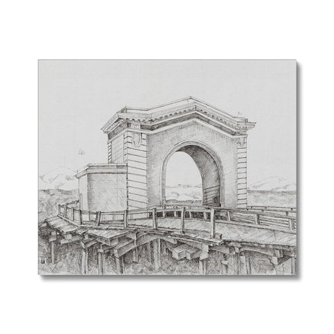 The Pier 43 Ferry Arch Canvas