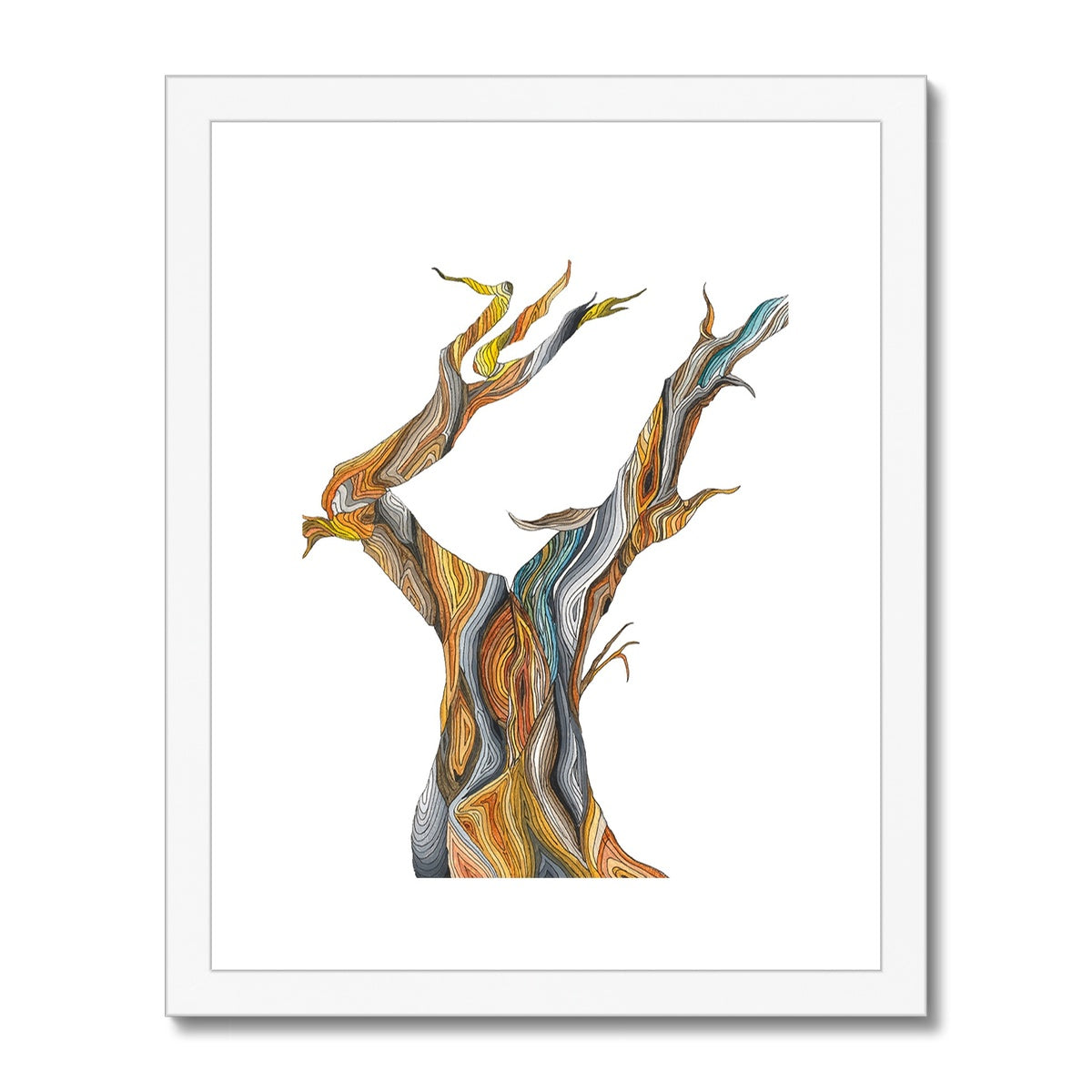 Old Tree 2 Framed & Mounted Print
