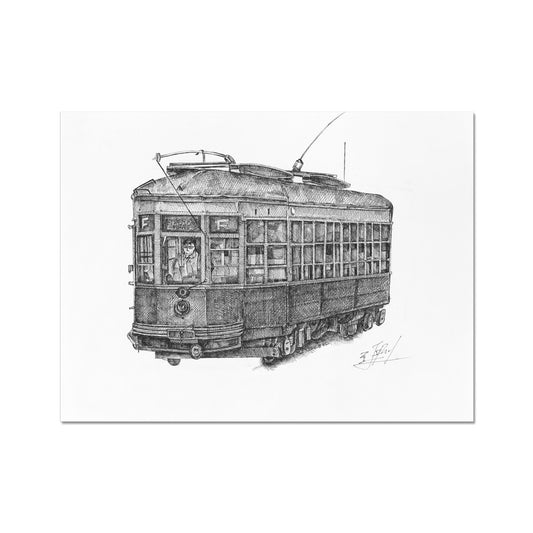 SF "F" Trolley Fine Art Print