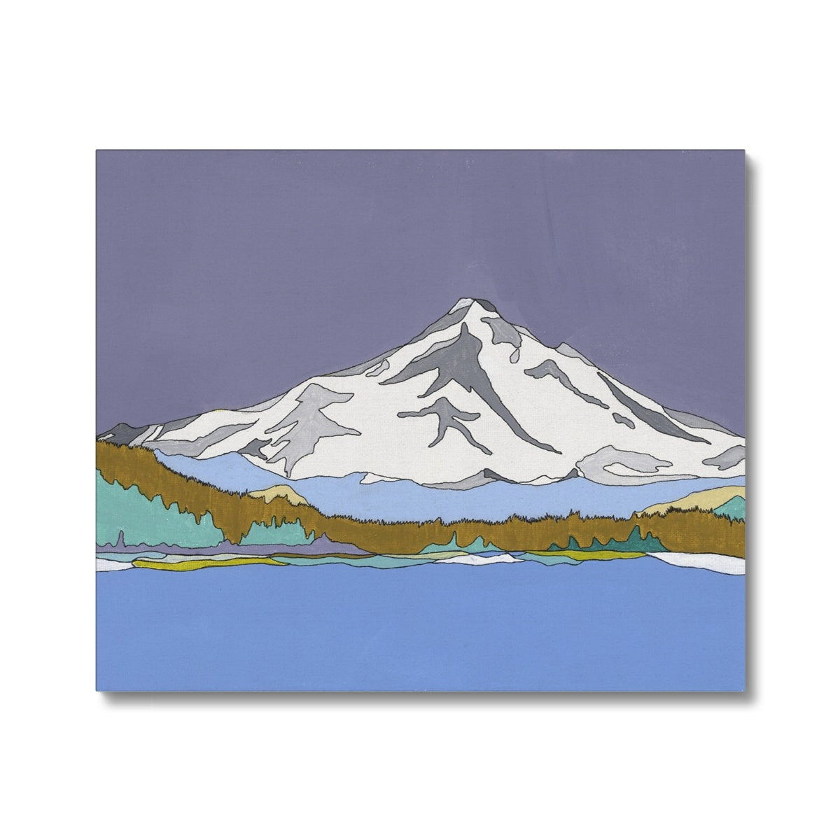 Mt. Hood with Lake Canvas