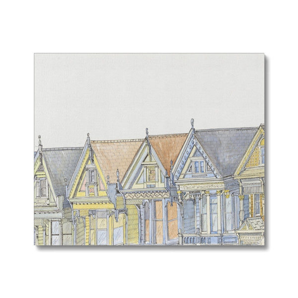The Painted Ladies Canvas