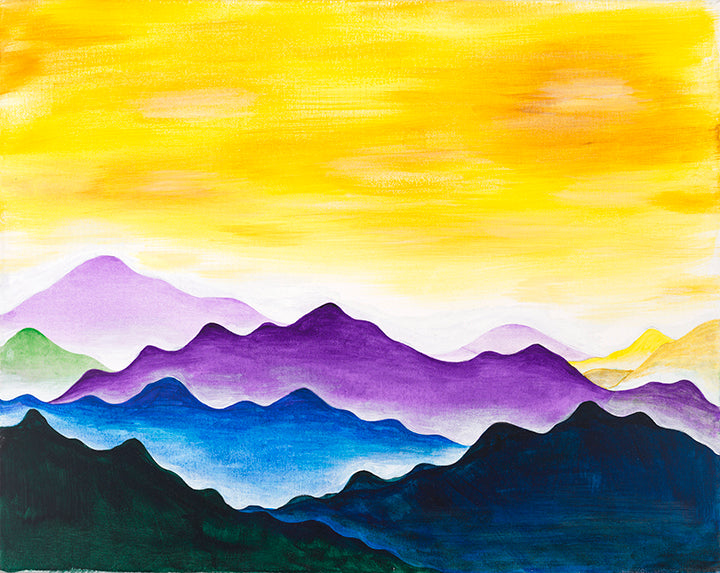 sunrise 1 (original) - Acrylic